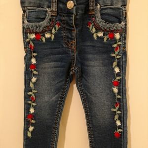 Little girls blue jeans